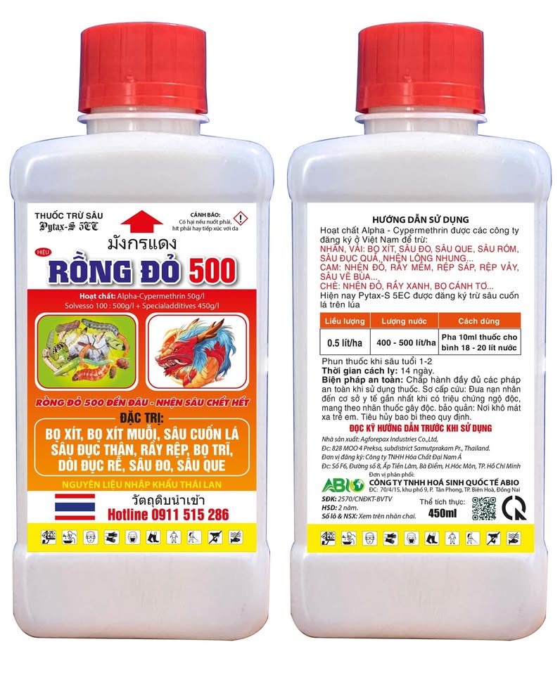 rồng đỏ 500